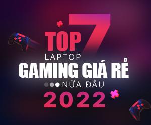 Top 7 laptop gaming giá rẻ nửa đầu năm 2025