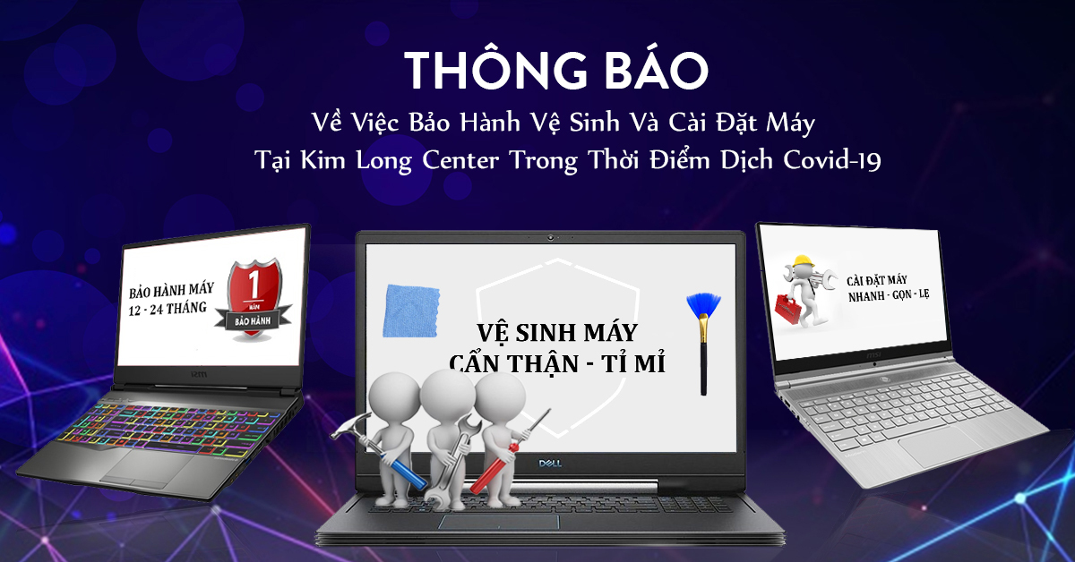 Điều chỉnh dịch vụ bảo hành, vệ sinh và cài đặt máy mùa dịch Covid-19